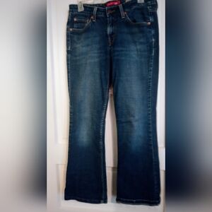 Women's Misses Levi Super Low Boot Cut Stretch Jeans